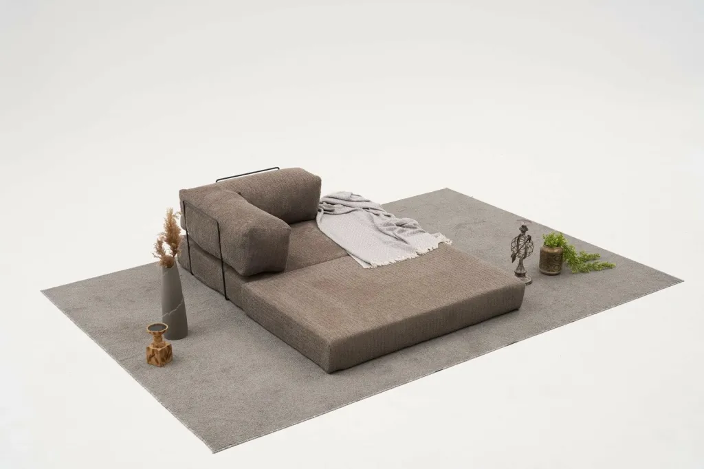 Divan 2-vendësh Atelier del Sofa, Comfort, ngjyrë gri v2 - 3