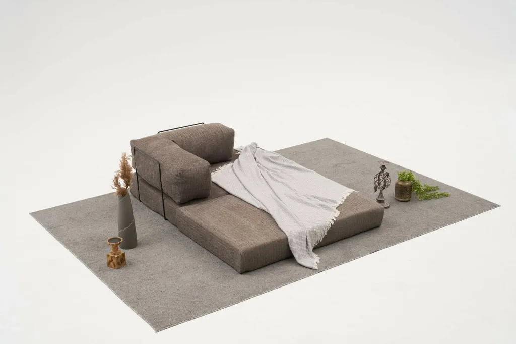 Divan 2-vendësh Atelier del Sofa, Comfort, ngjyrë gri v2 - 4