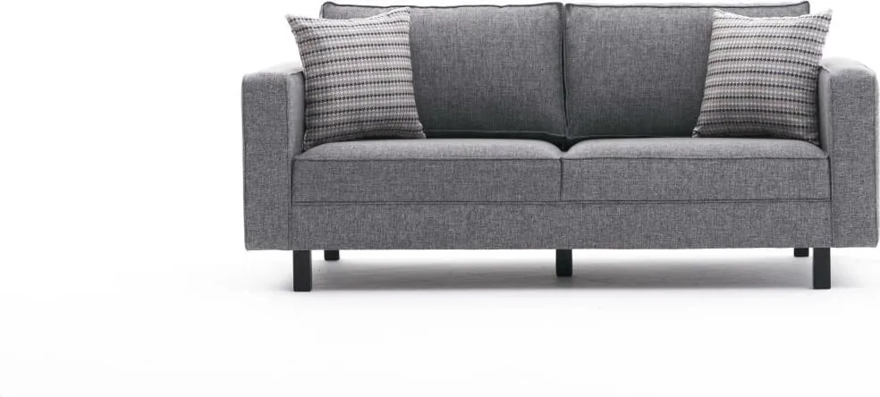 Divan dy-vendësh Atelier del Sofa, lino Kale, ngjyrë gri - 6