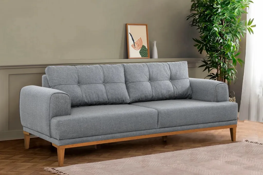 Divan treshe Atelier del Sofa, Vina 3, gri, Atlantic Pine - 2