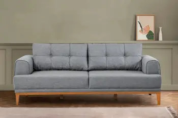 Divan treshe Atelier del Sofa, Vina 3, gri, Atlantic Pine