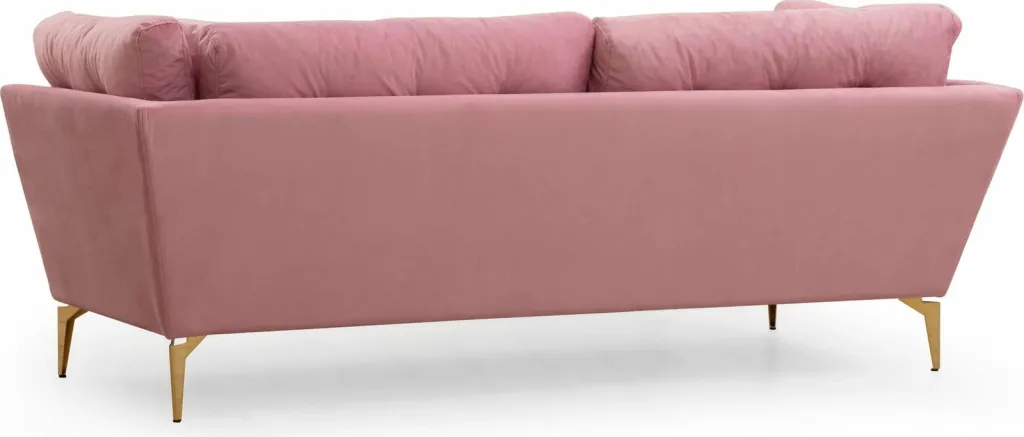 Divan treshe Atelier del Sofa, Rome, ngjyrë rozë e zbehtë - 5