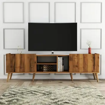 Komodë TV Hanah Home, ngjyrë arre, Lotus - 1340