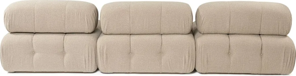 Këndare Doblo 3 vendëshe me pouffe, ngjyrë pjeshke - 9