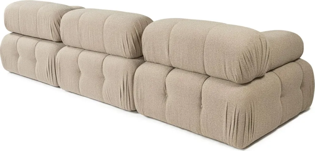Këndare Doblo 3 vendëshe me pouffe, ngjyrë pjeshke - 10