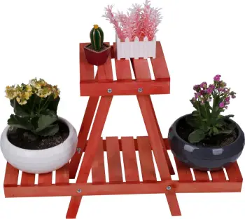 Jardiniere dizajn Aberto, ngjyrë e kuqe, 212-Ki