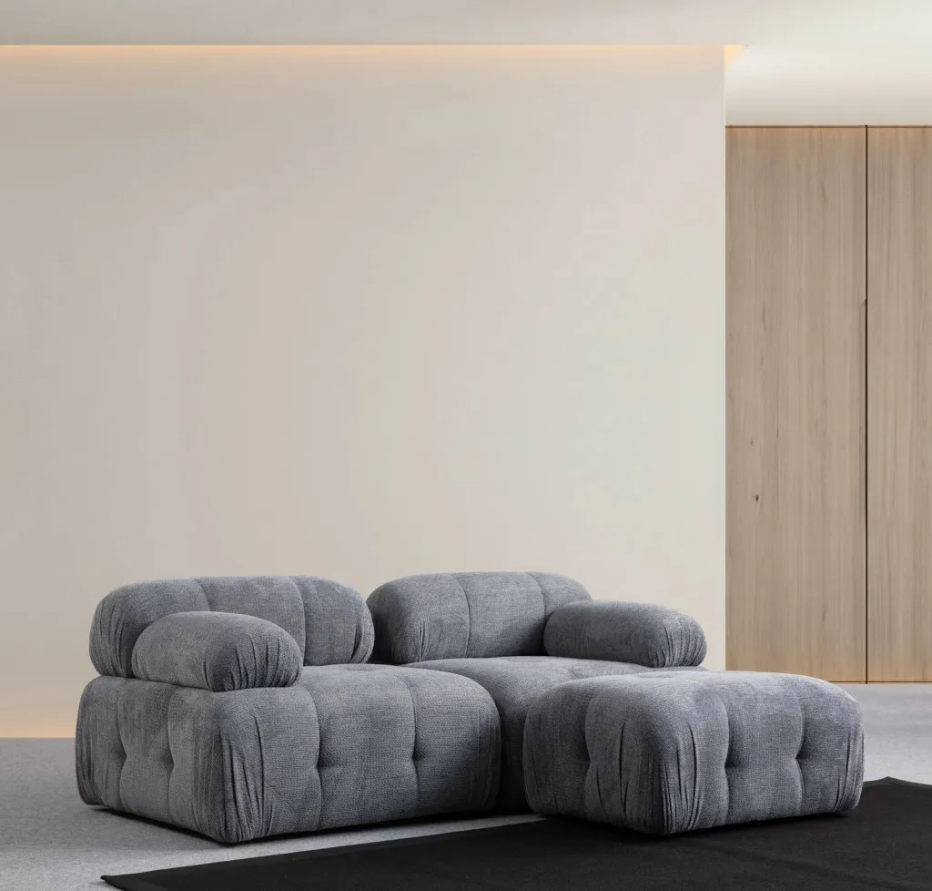 Këndare Atelier del Sofa Petite 2, ngjyrë gri - 1