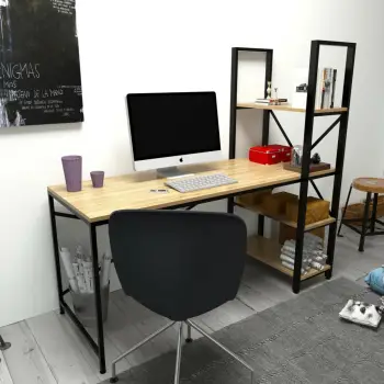 Tavolinë Studimi Centile, lis, zezë