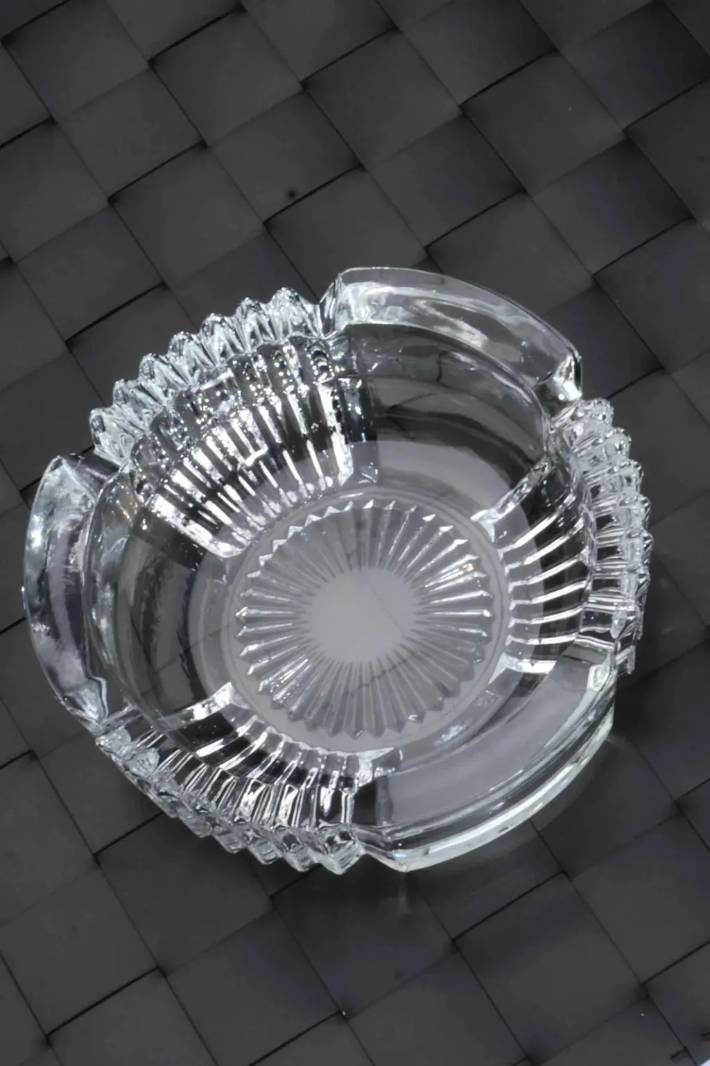 Tabak xhami Hermia, BADE40102, transparent, 10x10x3cm - 1
