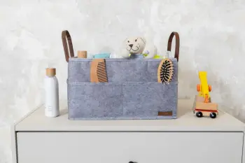 Shportë prej fëlti, Aberto Design, KALS-03860, shumëngjyrëshe, 30x18x20cm