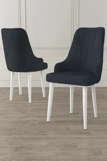 Set karrigesh (6 copë) Hanah Home, Arfe, antracit, e bardhë