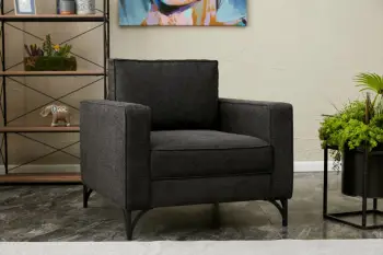 Karrige një vendëshe Atelier del Sofa, Berlin, antracit, ar