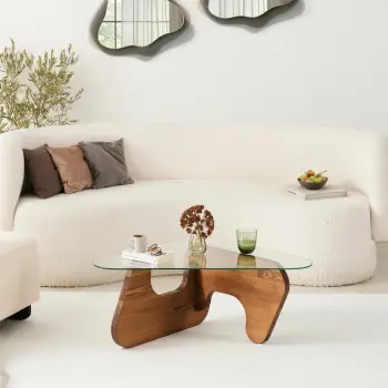 Tavolinë kafeje Hanah Home, Freya, ngjyrë geshtenjtë