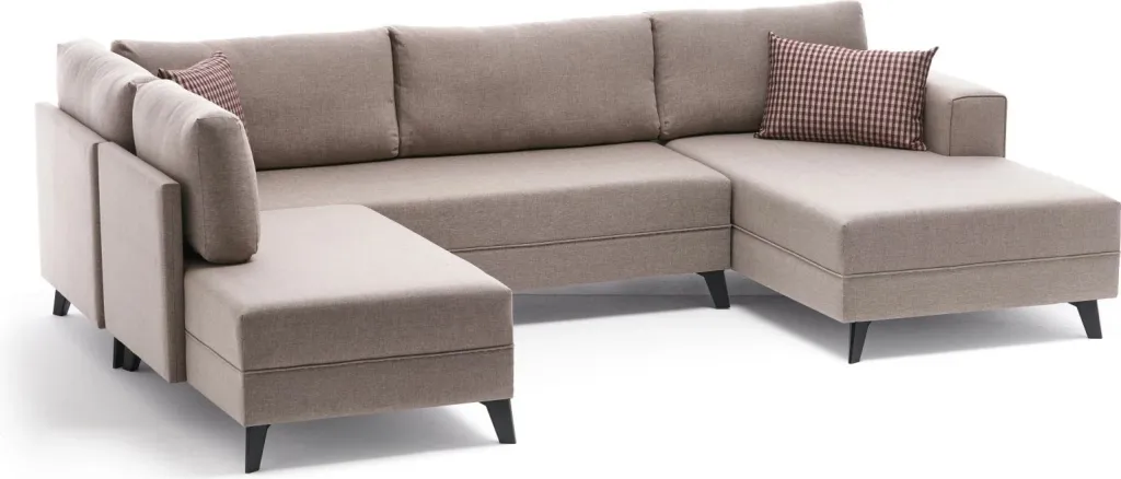 Kënd-sofë krevati Fly, ngjyrë krem, Atelier del Sofa - 5