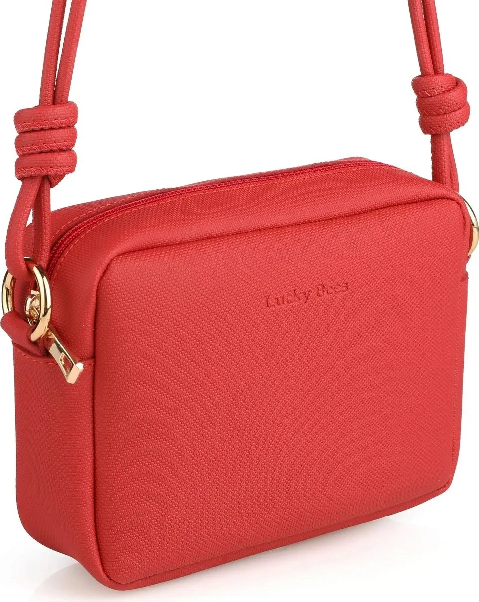 Çantë crossbody Lucky Bees, e kuqe, 1269 v2 - 2