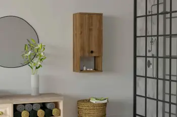 Dollap banjoje Hanah Home, ngjyrë arre, Lipa