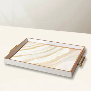 Tabaka xhami dizajn elegant, shumëngjyrëshe, TPB10008