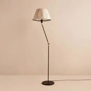 Llambë dyshemeje Opviq, AYD-3479, krem dhe e zezë, 150cm
