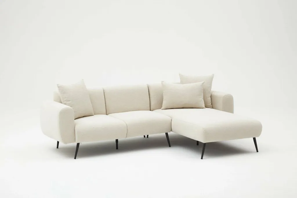 Këndare Atelier del Sofa, anë e djathtë, ngjyrë krem - 4