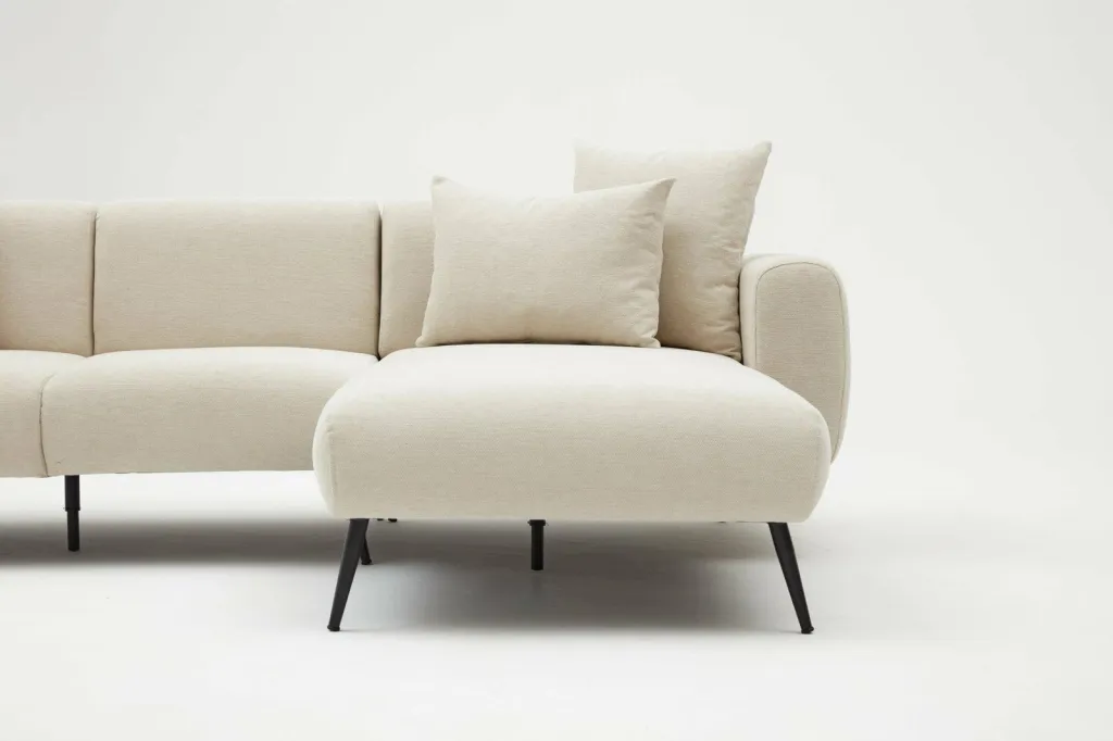 Këndare Atelier del Sofa, anë e djathtë, ngjyrë krem - 6