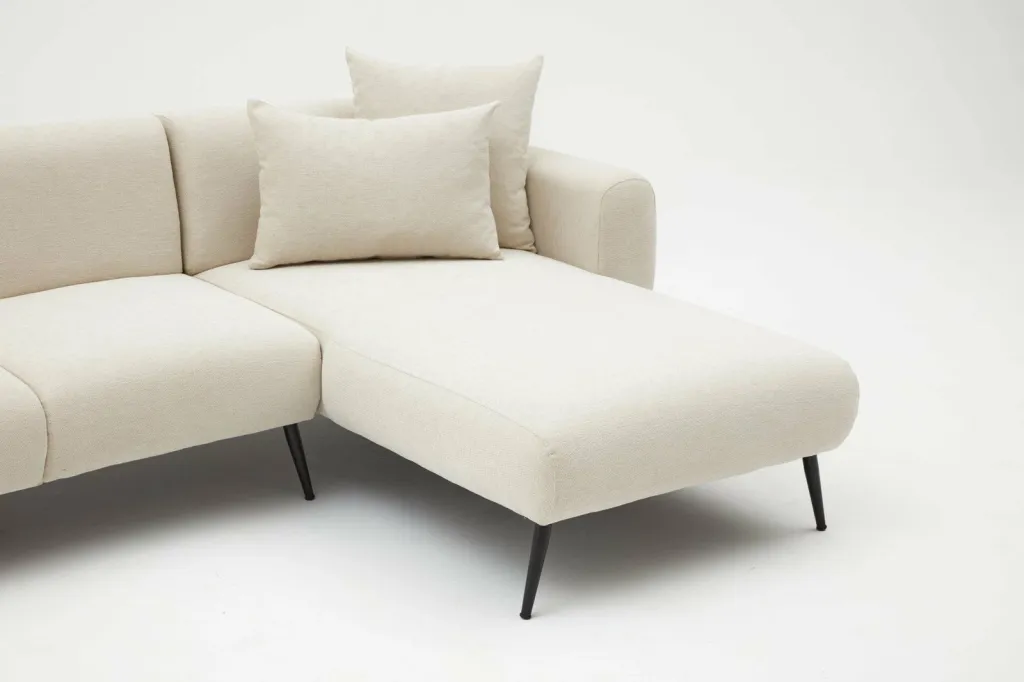 Këndare Atelier del Sofa, anë e djathtë, ngjyrë krem - 8