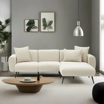 Këndare Atelier del Sofa, anë e djathtë, ngjyrë krem