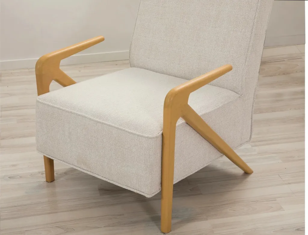 Karrige Wing Atelier del Sofa, dru lisi, krem - 2
