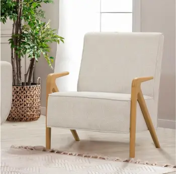 Karrige Wing Atelier del Sofa, dru lisi, krem