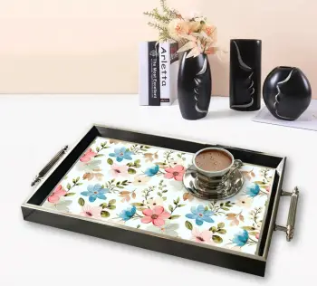 Tabaka xhami me lule shumëngjyrëshe, Aberto Design, TPG9790