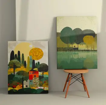 Pikturë dekorative në kanavacë (2 copë), Wallity, 2KNV4339, 50x70cm