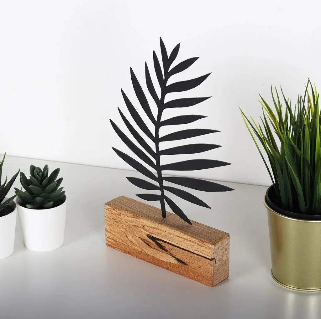 Objekt dekorativ Aberto Design, kuaj, ngjyrë e zezë - 3