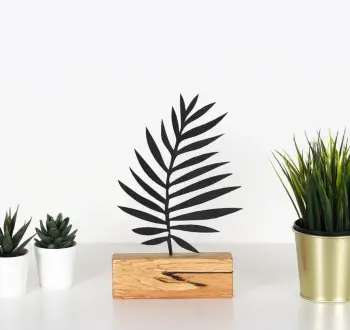 Objekt dekorativ Aberto Design, kuaj, ngjyrë e zezë