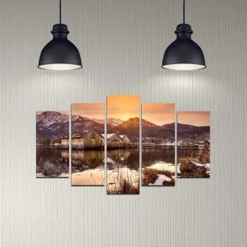 Pikturë dekorative MDF, 5 pjesë, Wallity, 5DMDF-57