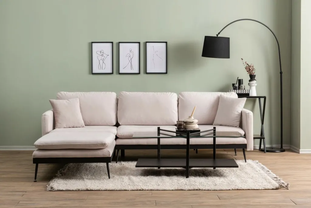 Këndsofa Atelier del Sofa, Reya, ngjyrë ecru - 2