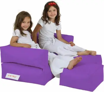 Puf për fëmijë, dy vende, ngjyrë vjollcë, Atelier del Sofa