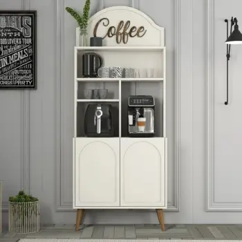 Dollap për kafe, Hanah Home, Lyon 80, krem dhe arre