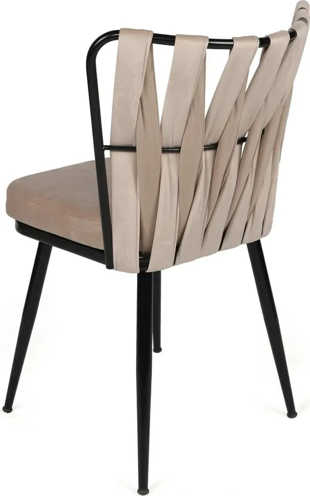 Set Karrigesh (2 Copë) Kuşaklı, krem, zezë - 3
