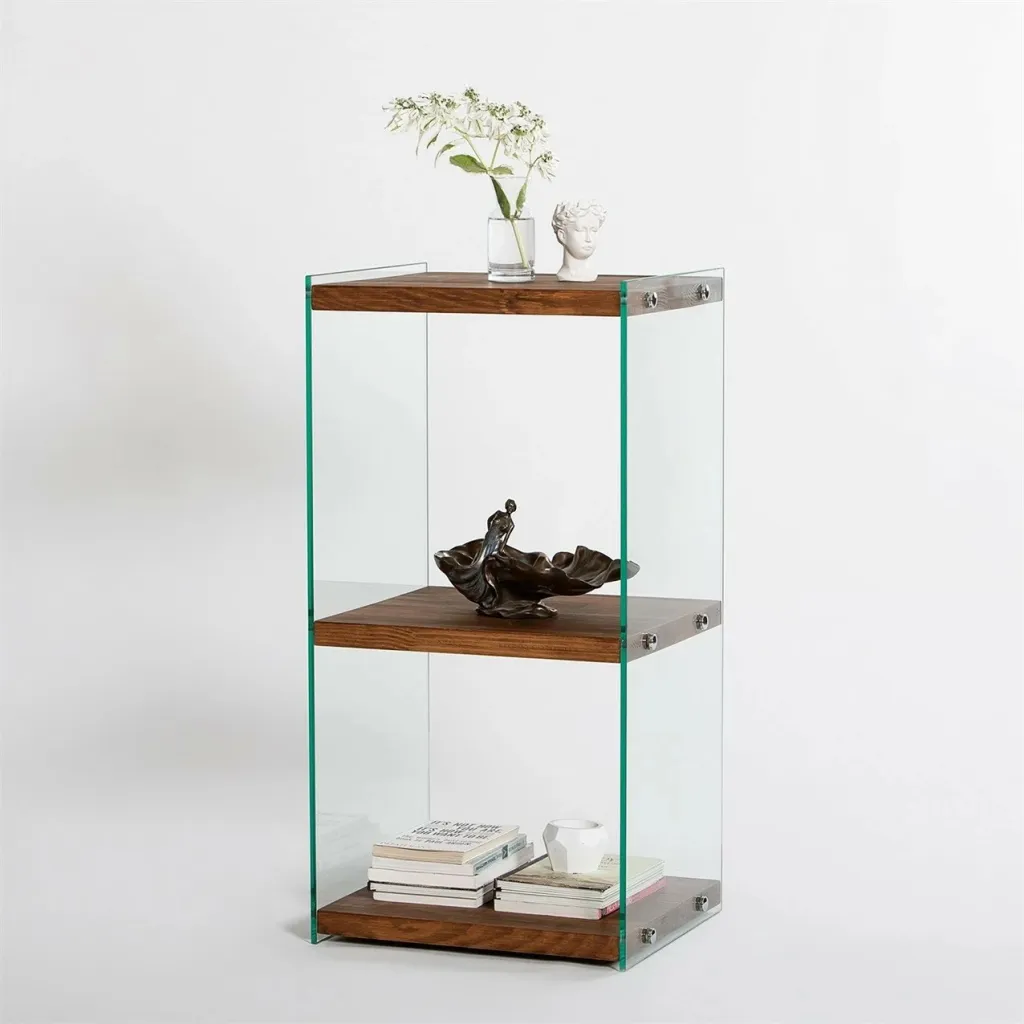 Raft librash Hanah Home, Aqua 2, ngjyrë natyrale - 3