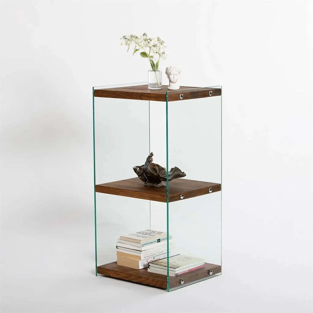 Raft librash Hanah Home, Aqua 2, ngjyrë natyrale - 4