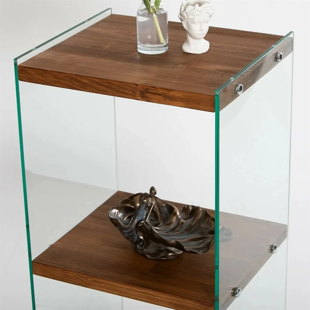 Raft librash Hanah Home, Aqua 2, ngjyrë natyrale - 6