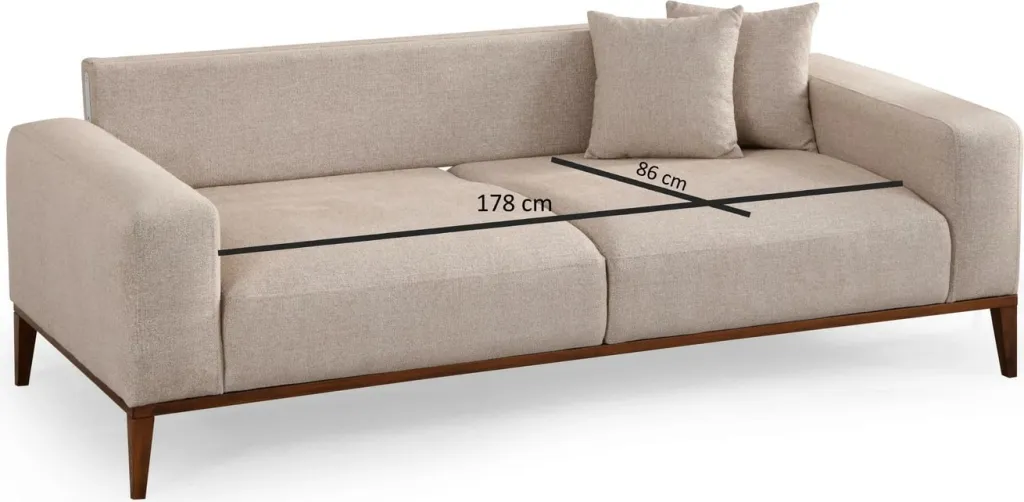 Krevat-sofa treshe, Atelier del Sofa Sinor, bezhë - 9