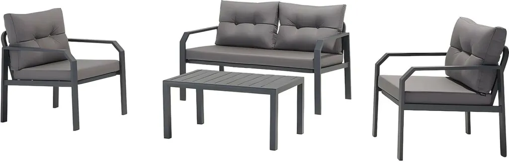Set Mobiljesh Lounge Kopshti Arya, antracit - 2