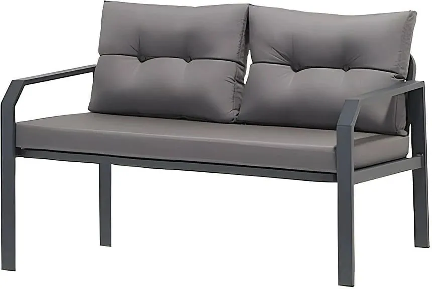 Set Mobiljesh Lounge Kopshti Arya, antracit - 3