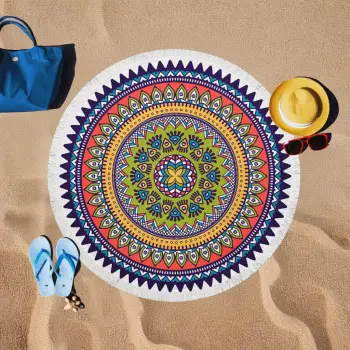 Peshqir plazhi Mijölnir, mandala shumëngjyrëshe