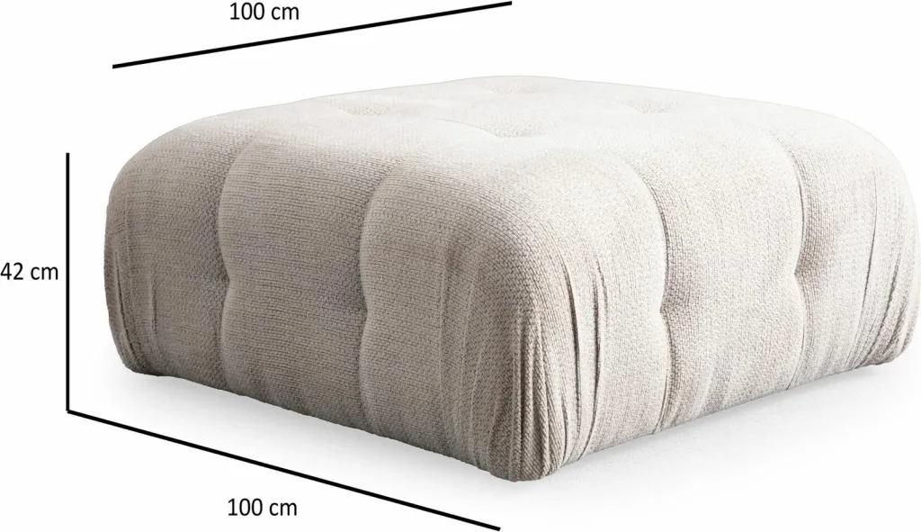 Puf Amaris, bezhë, Tuffet Atelier del Sofa - 2
