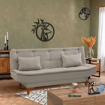 Divan-krevat 3 vendësh Atelier del Sofa, Santo, krem