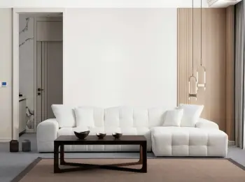 Këndore Pescara, e bardhë, Atelier del Sofa, kënd i djathtë (L2-Chl)