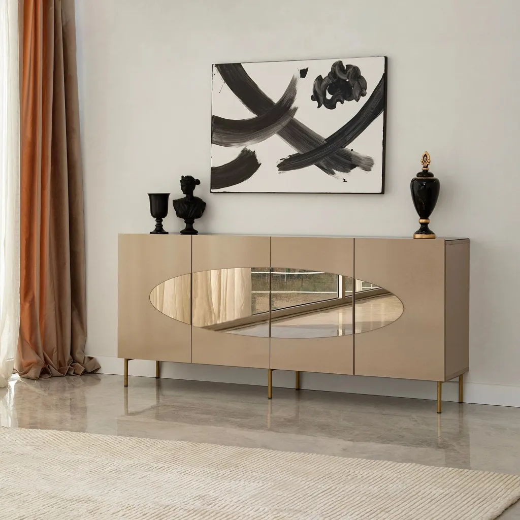 Konsolë Lago, bronz, artë - 2