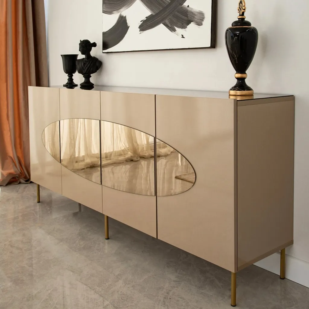 Konsolë Lago, bronz, artë - 3