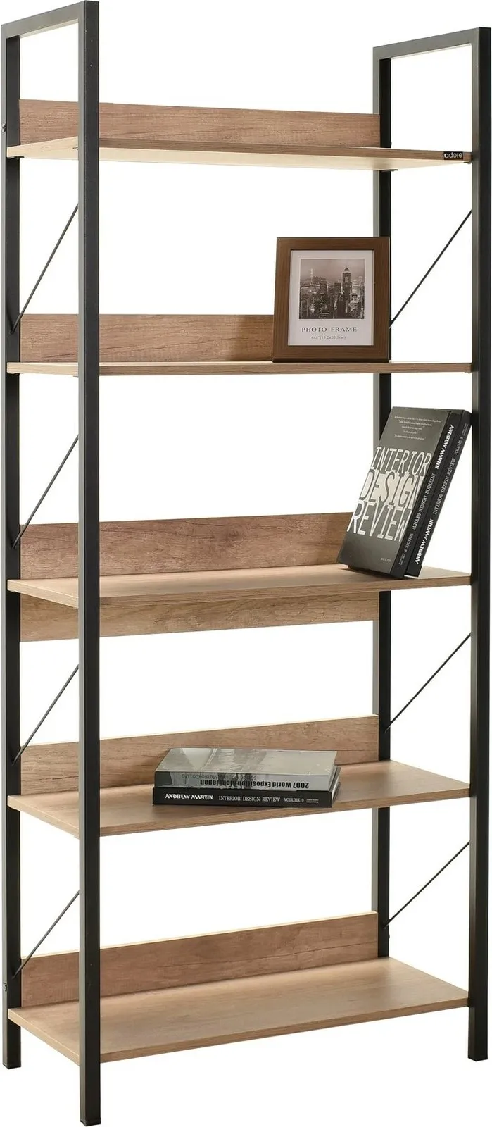 Librari / Raft Librash Ktp, arrë, zezë - 1